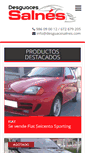 Mobile Screenshot of desguacesalnes.com